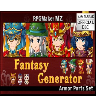RPG MAKER MZ - Fantasy Generator - Armor Parts Set DLC Steam Key GLOBAL